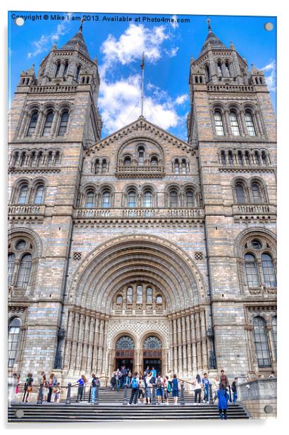 Natural History Museum Acrylic by Thanet Photos