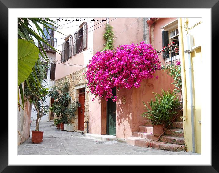 Greek Hideaway Framed Mounted Print by camera man