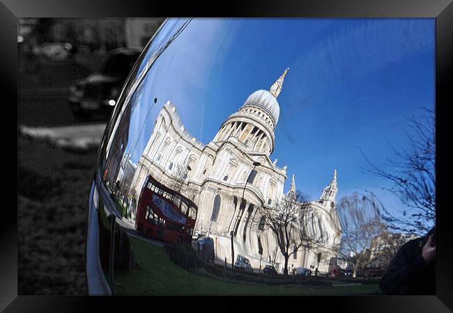 St Pauls Cathedral, City of London, England, United Kingdom Framed Print by Andy Evans Photos