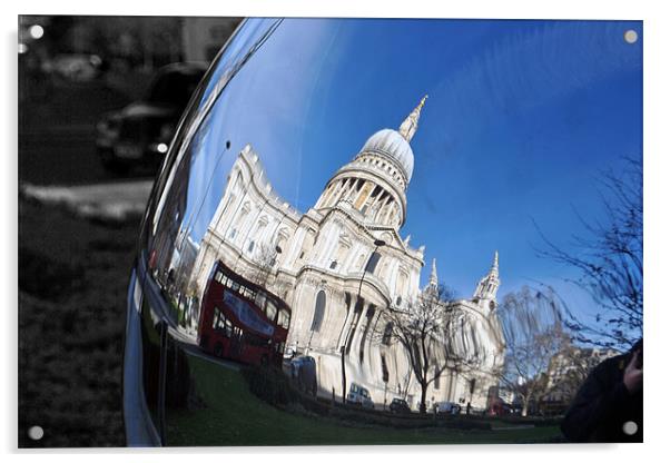 St Pauls Cathedral, City of London, England, United Kingdom Acrylic by Andy Evans Photos