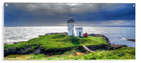 Elie Lighthouse Acrylic by Thanet Photos
