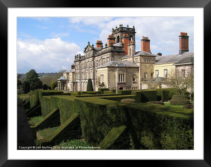 Biddulph Grange and formal gardens Framed Mounted Print by Lee Mullins