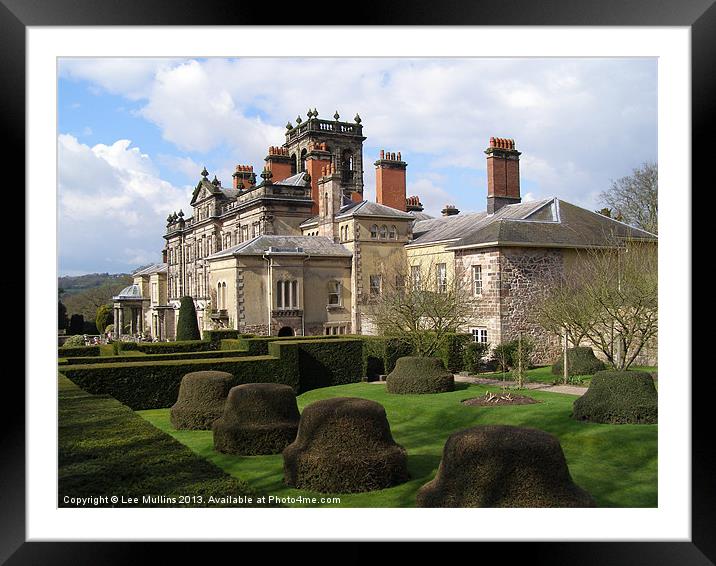 Biddulph Grange and formal gardens Framed Mounted Print by Lee Mullins