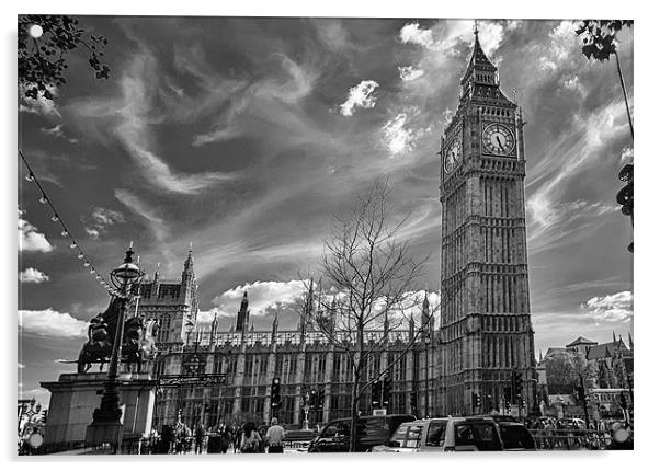 Big Ben View Acrylic by Paul Messenger