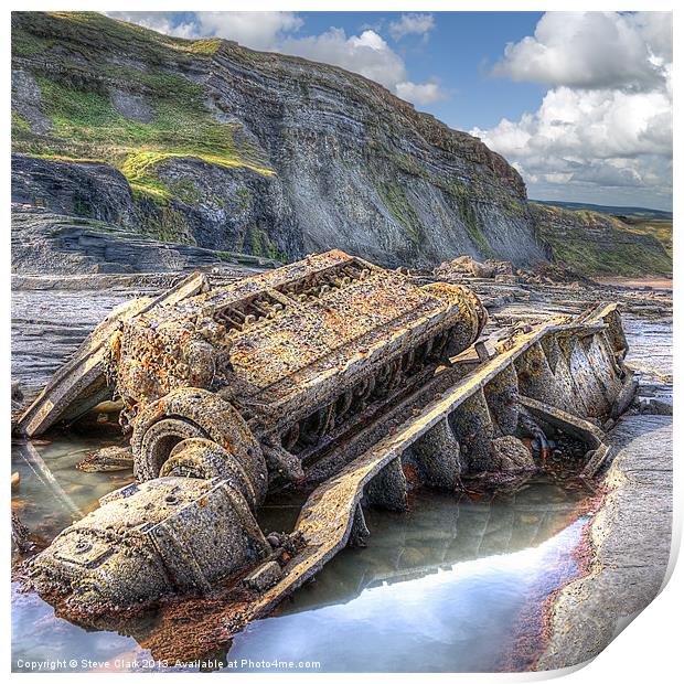 Admiral Von Tromp Shipwreck Print by Steve H Clark