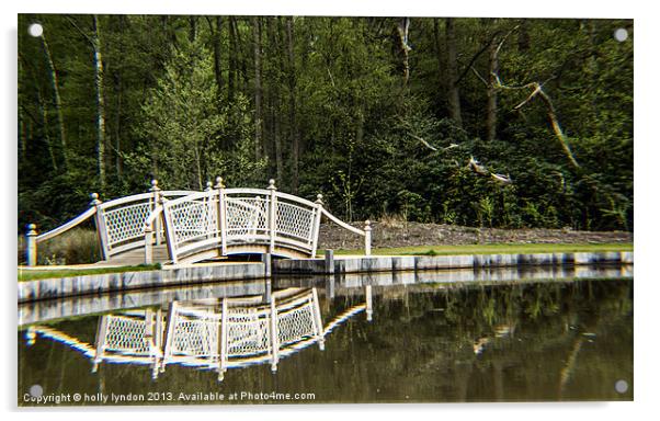 Bridge of Time Acrylic by holly lyndon