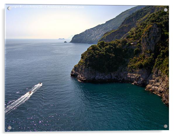 Amalfi Coast, Italy 4 Acrylic by Lucy Antony