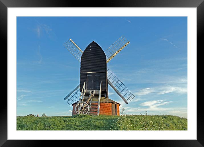 Windmill at Brill Framed Mounted Print by Tony Murtagh