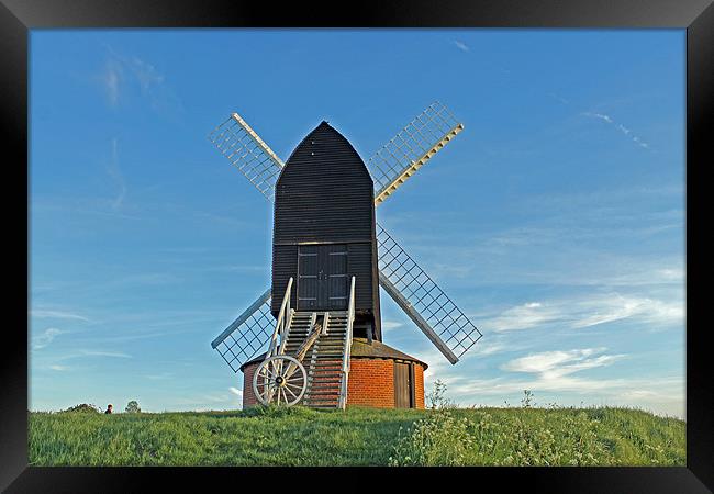 Windmill at Brill Framed Print by Tony Murtagh