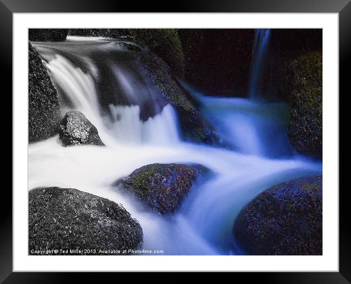 Changing Waters Framed Mounted Print by Ted Miller