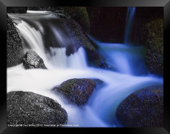 Changing Waters Framed Print by Ted Miller