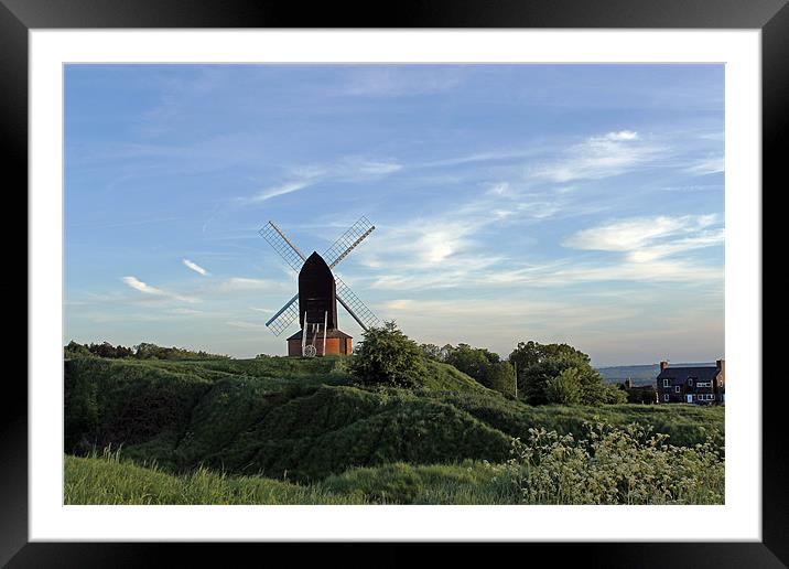 Windmill on Brill Common Framed Mounted Print by Tony Murtagh