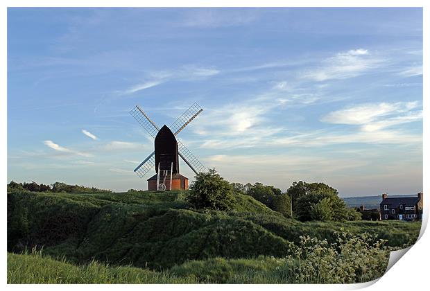 Windmill on Brill Common Print by Tony Murtagh