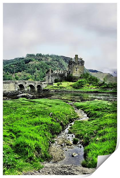 Eilean Donan Castle Print by Jacqi Elmslie