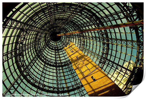 Melbourne Shot Tower Print by mark blower