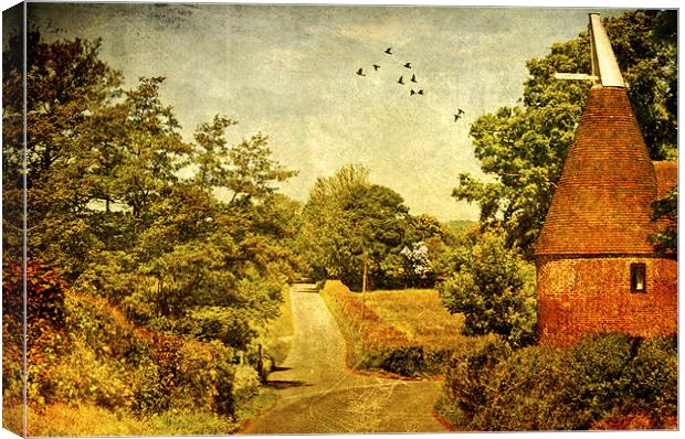 The Old Oast Canvas Print by Dawn Cox