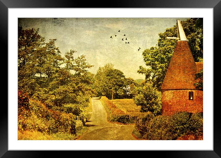 The Old Oast Framed Mounted Print by Dawn Cox