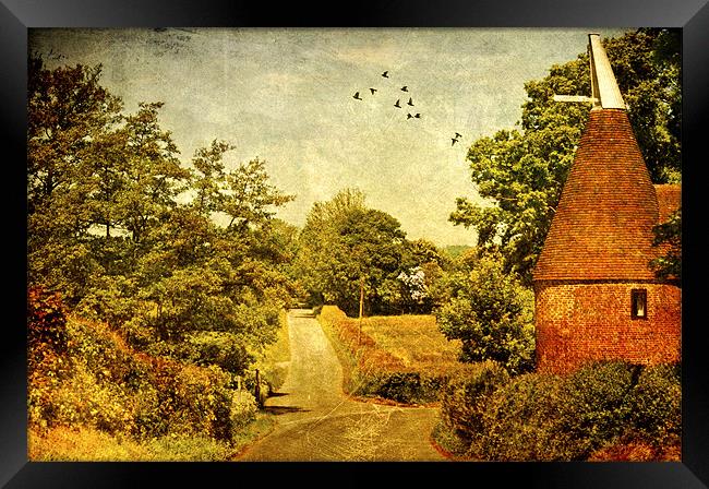 The Old Oast Framed Print by Dawn Cox