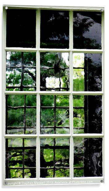 Square Windows Acrylic by Stephen Maxwell