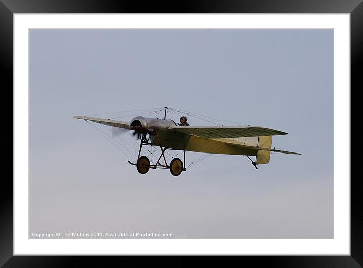 100 and still flying Framed Mounted Print by Lee Mullins