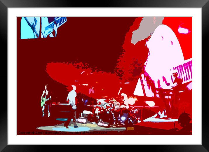 Depeche Mode Framed Mounted Print by Darren Burroughs