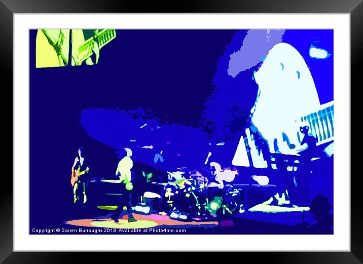 Depeche Mode Framed Mounted Print by Darren Burroughs