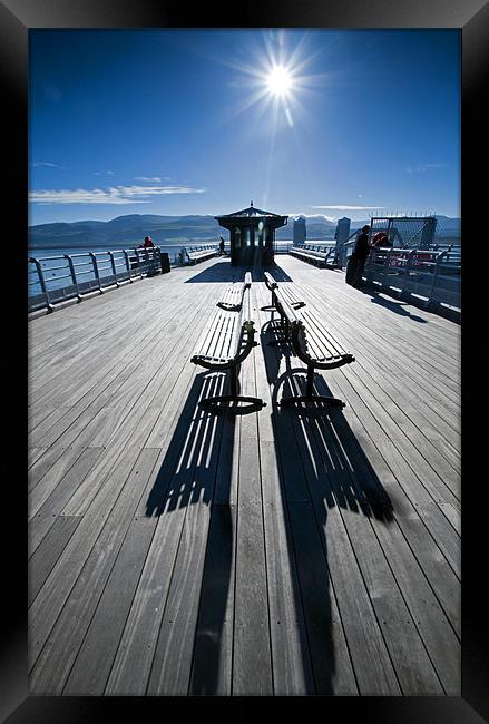 Beaumaris Pier Framed Print by Tracey Whitefoot