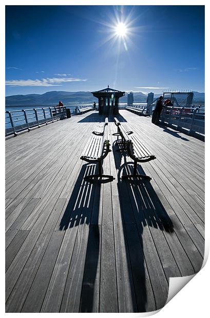 Beaumaris Pier Print by Tracey Whitefoot