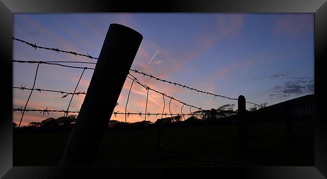 Sunset Dingle Framed Print by barbara walsh