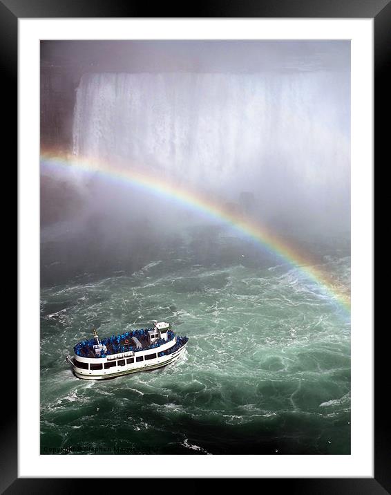Maid of the Mist Framed Mounted Print by Stephen Maxwell