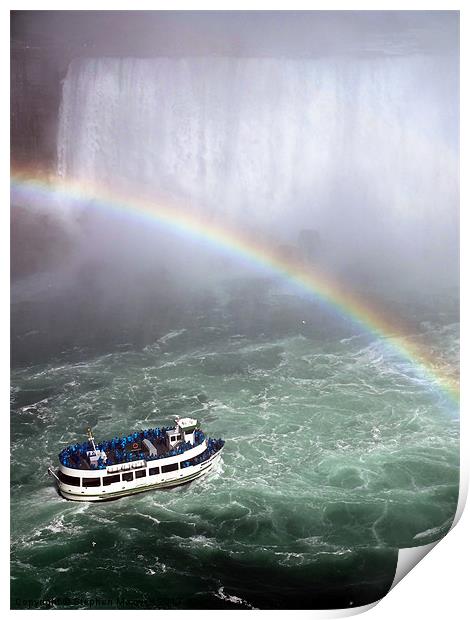Maid of the Mist Print by Stephen Maxwell