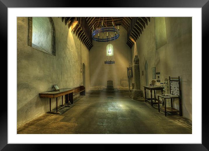 Church of St Seiriol Framed Mounted Print by Ian Mitchell