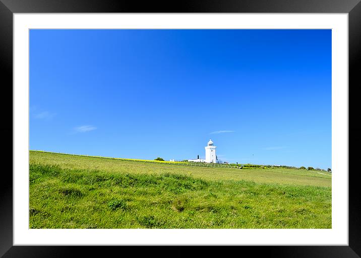 South Forelands Lighthouse Framed Mounted Print by Chris Wooldridge