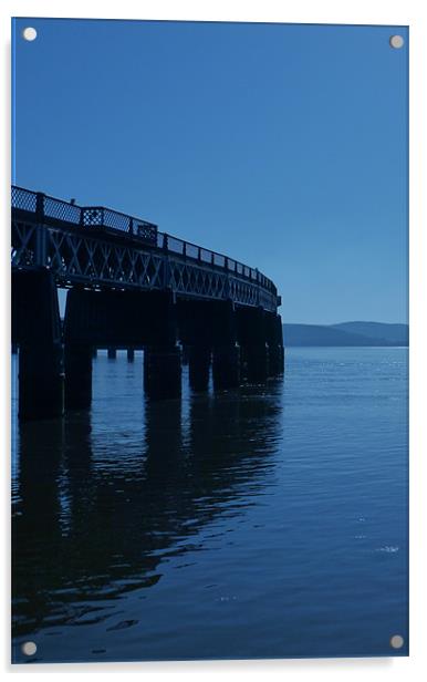 Blue Bridge Acrylic by Liam Spence