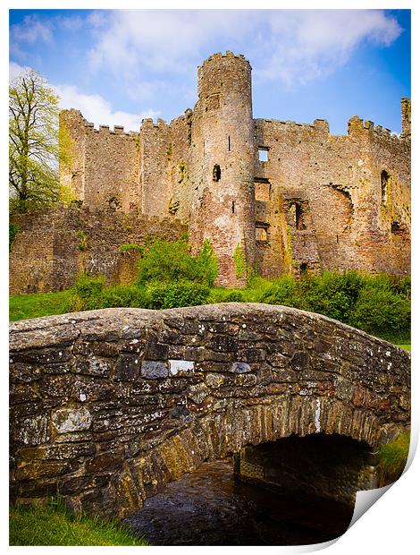 Laugharne Castle, Wales, UK Print by Mark Llewellyn