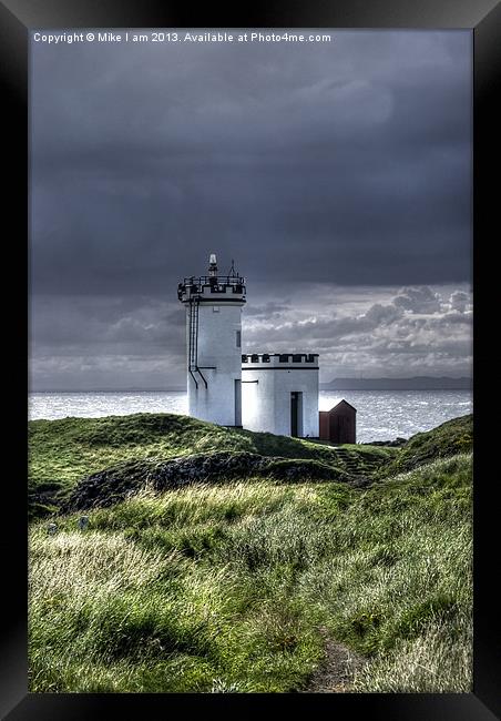 The Lighthouse Framed Print by Thanet Photos
