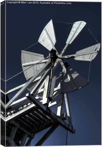 Rear windmill sails Canvas Print by Thanet Photos