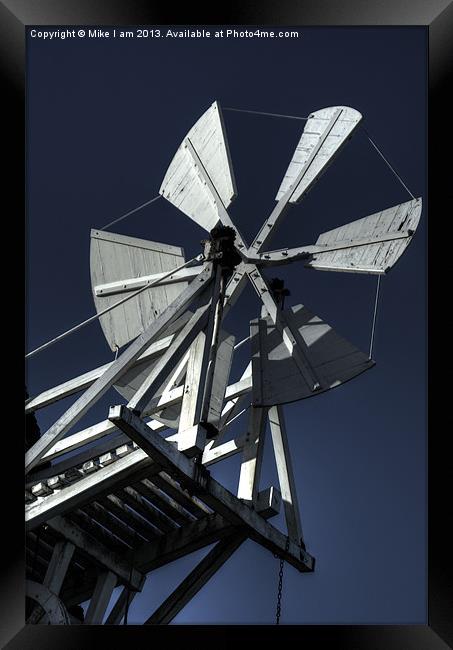 Rear windmill sails Framed Print by Thanet Photos