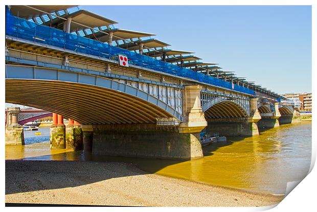 London Thames Bridges Print by David French