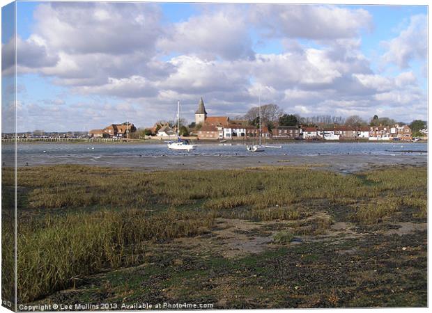 Bosham from Shore Road Canvas Print by Lee Mullins