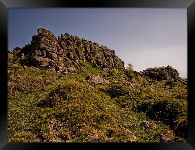 Greattor Rocks, Dartmoor National Park Framed Print by Jay Lethbridge