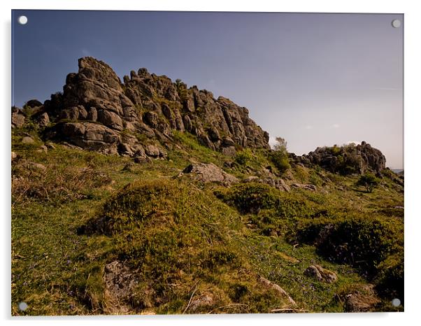 Greattor Rocks, Dartmoor National Park Acrylic by Jay Lethbridge