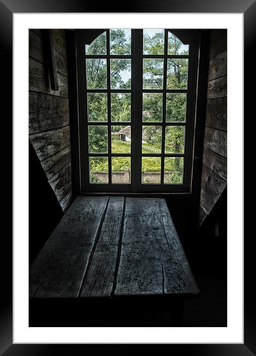 the view from the attic window Framed Mounted Print by Jo Beerens