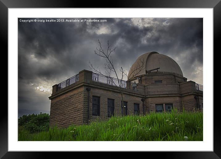 Dundee Observatory Framed Mounted Print by craig beattie