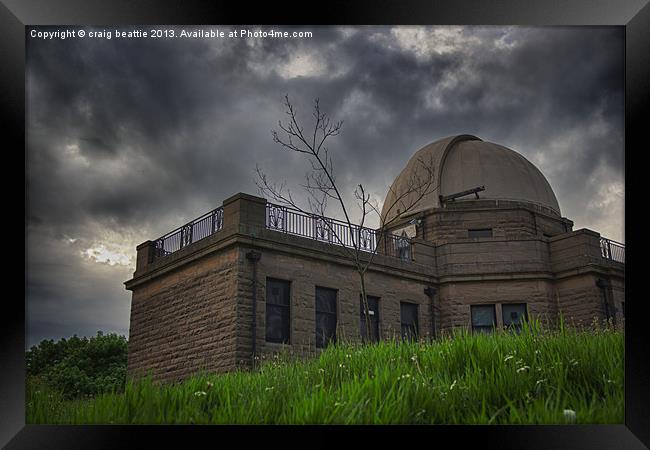 Dundee Observatory Framed Print by craig beattie