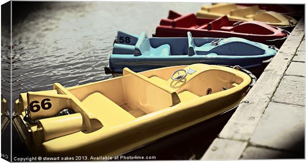 Toy boats 2 Canvas Print by stewart oakes