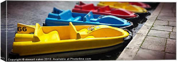 Toy boats 3 Canvas Print by stewart oakes