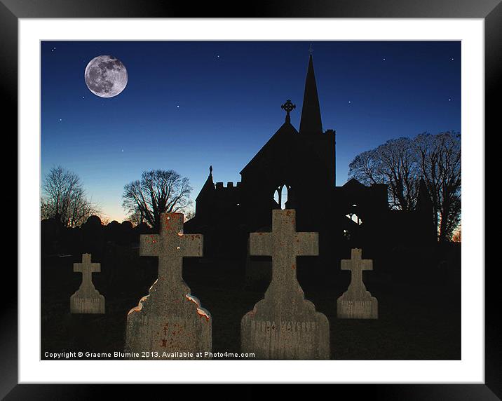Dead of Night Framed Mounted Print by Graeme B