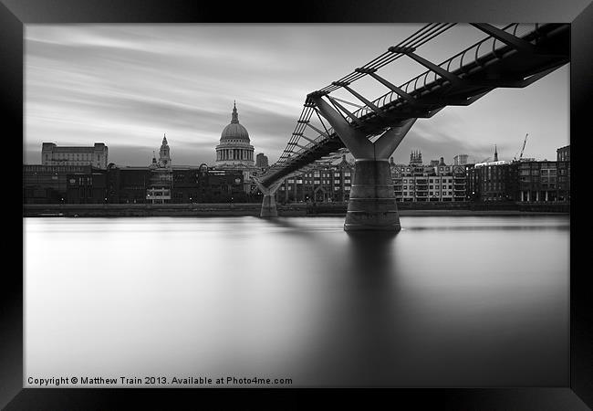 St Pauls Cathedral Framed Print by Matthew Train