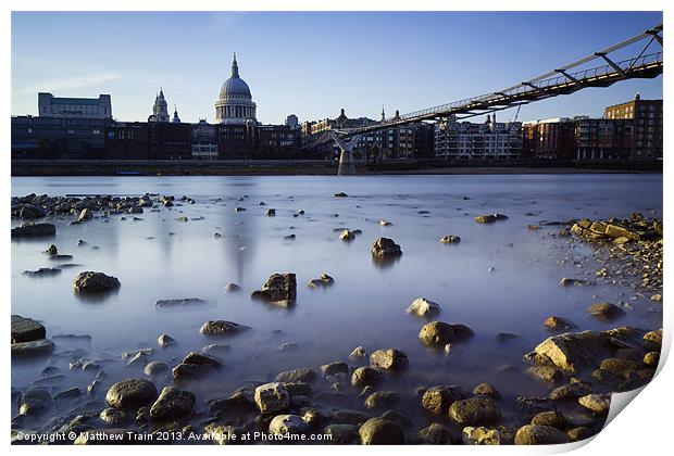 Thames View Print by Matthew Train